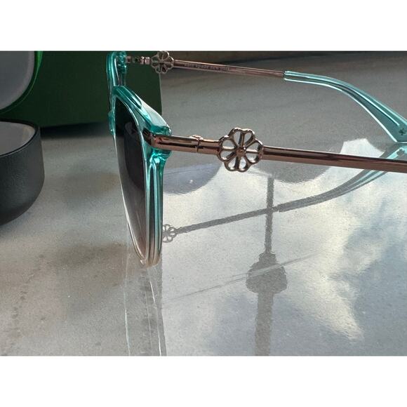 Kate Spade KRISTINA/G/S Sunglasses – Green Pink - New Without Tags - Picture 11 of 14